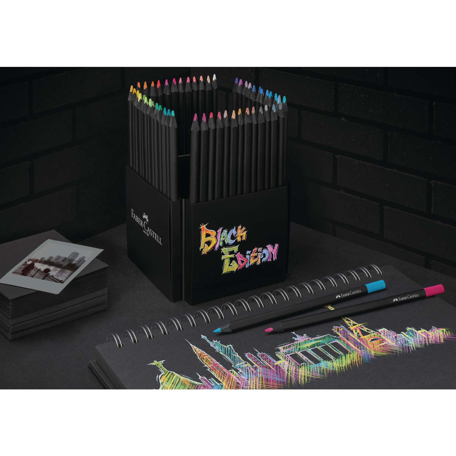 Faber Castell Black Edition Set In Astuccio Di Cartone Con